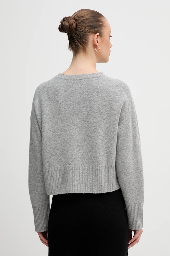 Одежда Свитер с добавлением шерсти United Colors of Benetton 126WD10E4 серый