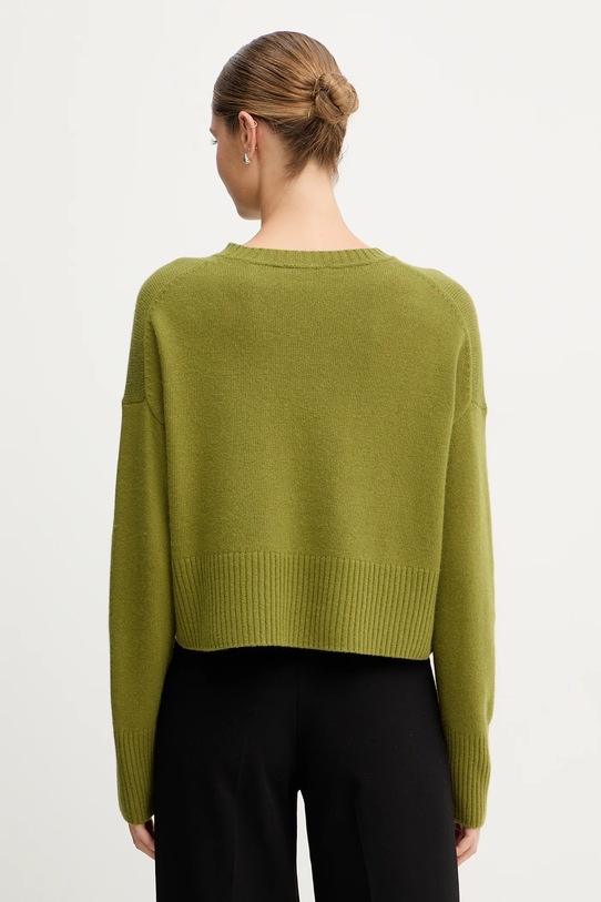 Îmbrăcăminte United Colors of Benetton pulover din amestec de lână 126WD10E4 verde