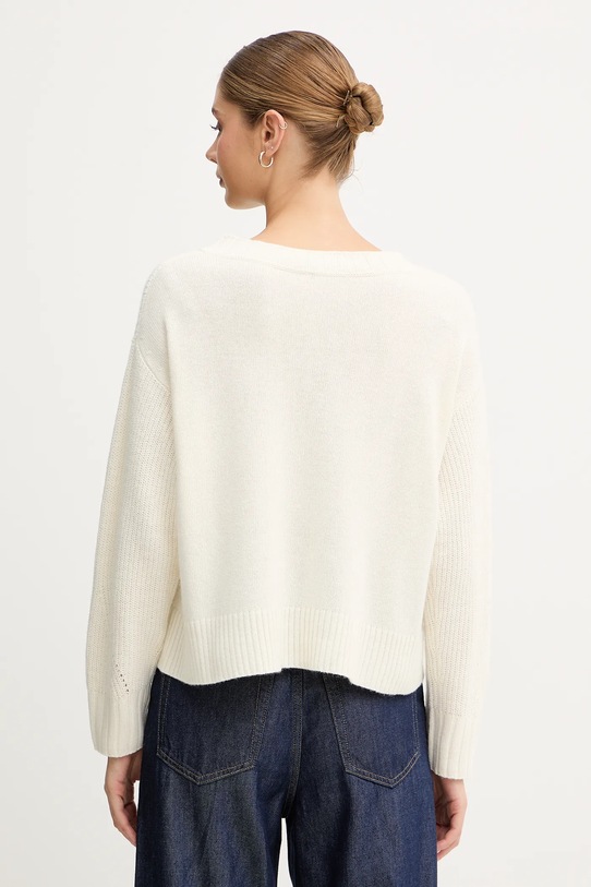 Îmbrăcăminte United Colors of Benetton pulover din amestec de lână 126WD402Z bej