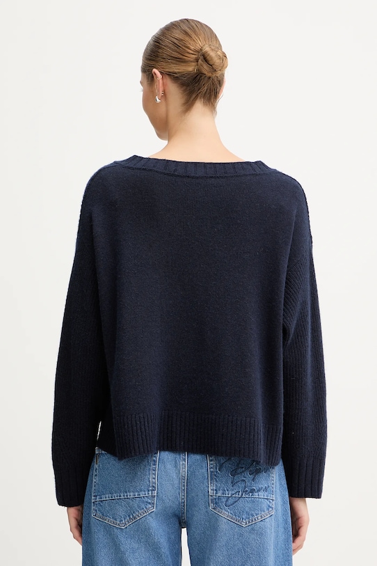 Abbigliamento United Colors of Benetton maglione con lana 126WD402Z blu navy