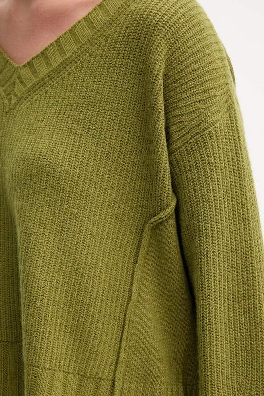 United Colors of Benetton sweter z dodatkiem wełny 126WD402Z zielony