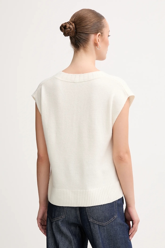 Одежда Жилет с добавлением шерсти United Colors of Benetton 126WD4033 бежевый