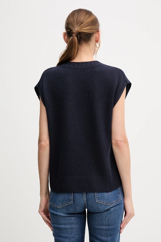 Одежда Жилет с добавлением шерсти United Colors of Benetton 126WD4033 тёмно-синий