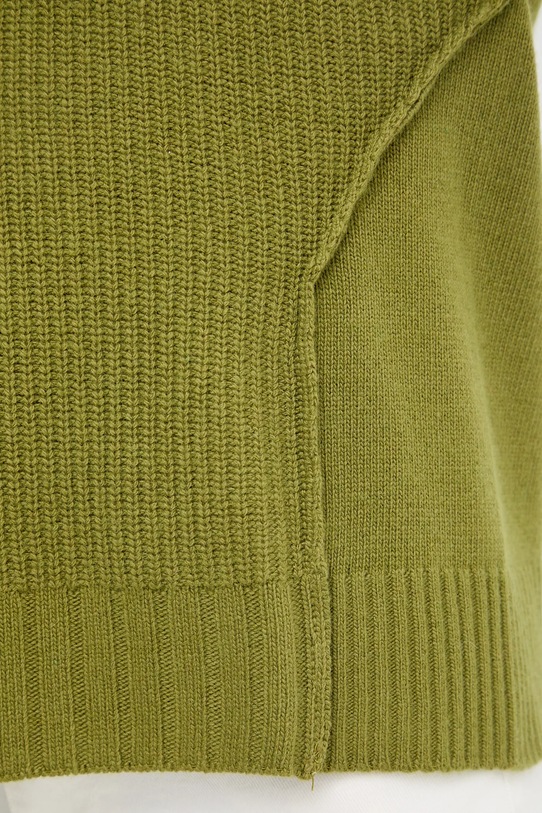 United Colors of Benetton kamizelka z dodatkiem wełny 126WD4033 zielony