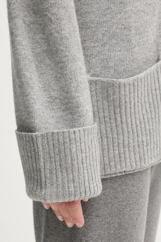 United Colors of Benetton kardigan z dodatkiem wełny 126WD604Z szary