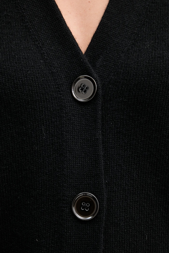 United Colors of Benetton cardigan din amestec de lână 126WD604Z negru