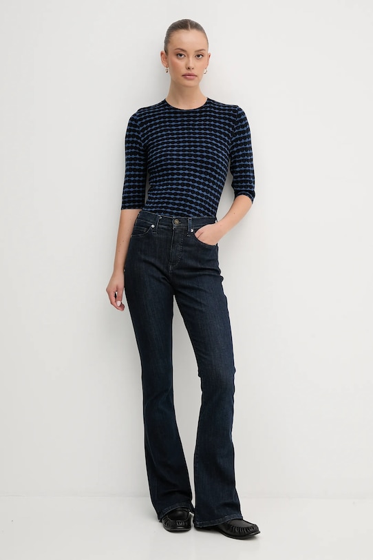 United Colors of Benetton sweter 12F3D10EE granatowy AW25