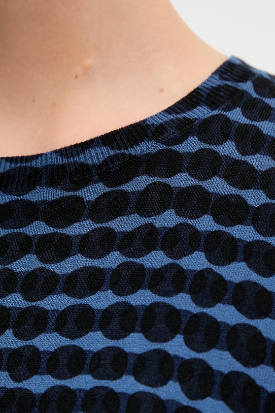 United Colors of Benetton sweter 12F3D10EE granatowy