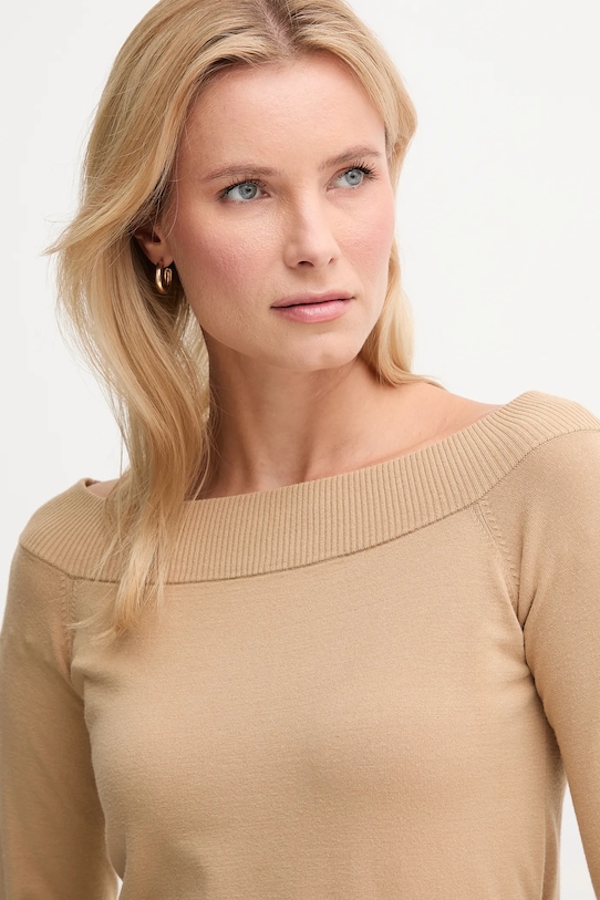 Пуловер United Colors of Benetton бежов 1W2AD10E0