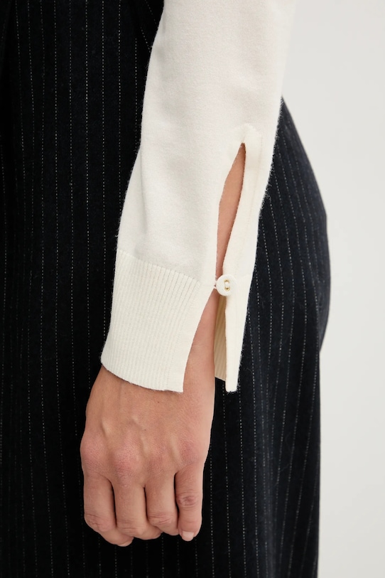 United Colors of Benetton sweter 1W2AD10E5 beżowy