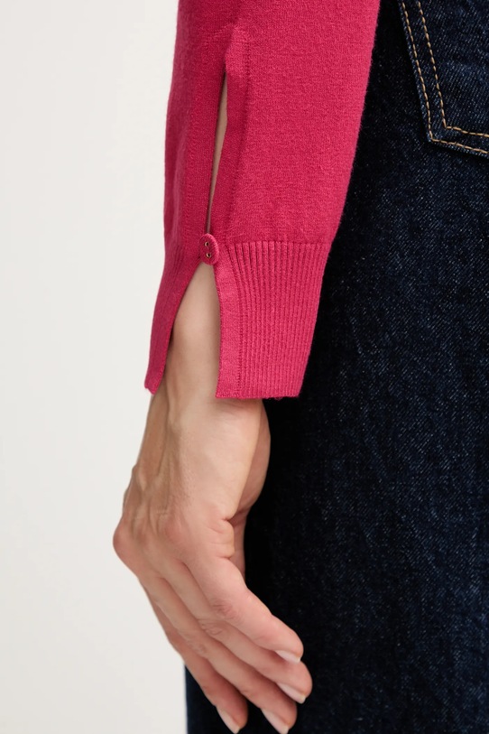 Sveter United Colors of Benetton 1W2AD10E5 ružová
