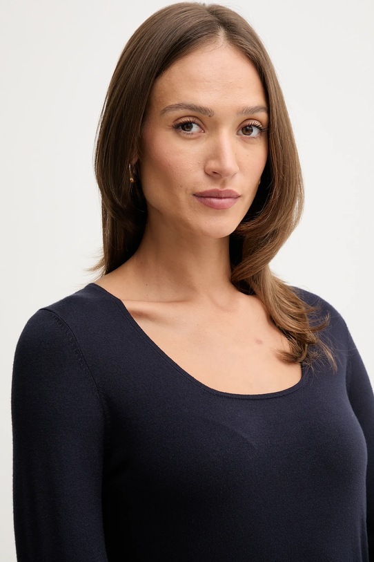 United Colors of Benetton sweter granatowy 1W2AD10E5