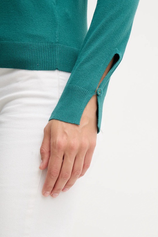 United Colors of Benetton sweter 1W2AD10E5 turkusowy