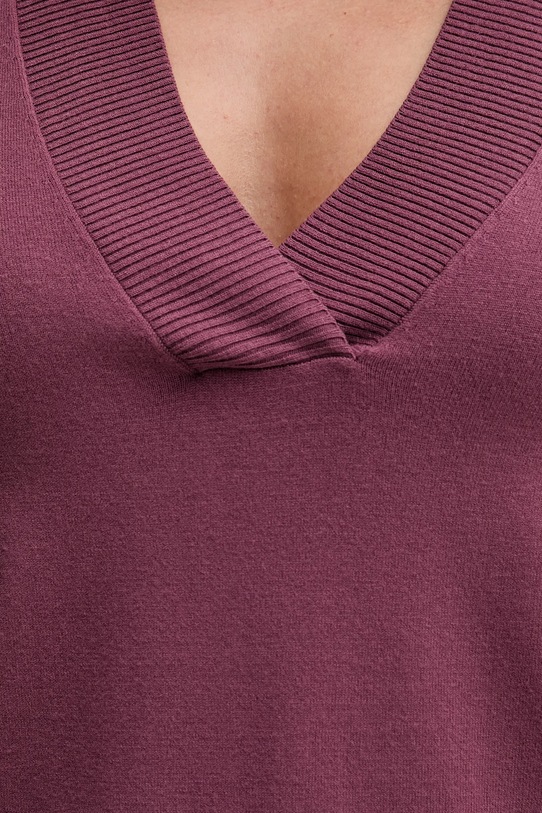 United Colors of Benetton sweter 1W2AD4034 fioletowy