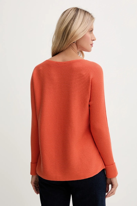 Odzież United Colors of Benetton sweter z dodatkiem wełny 1Y6SD10CH pomarańczowy