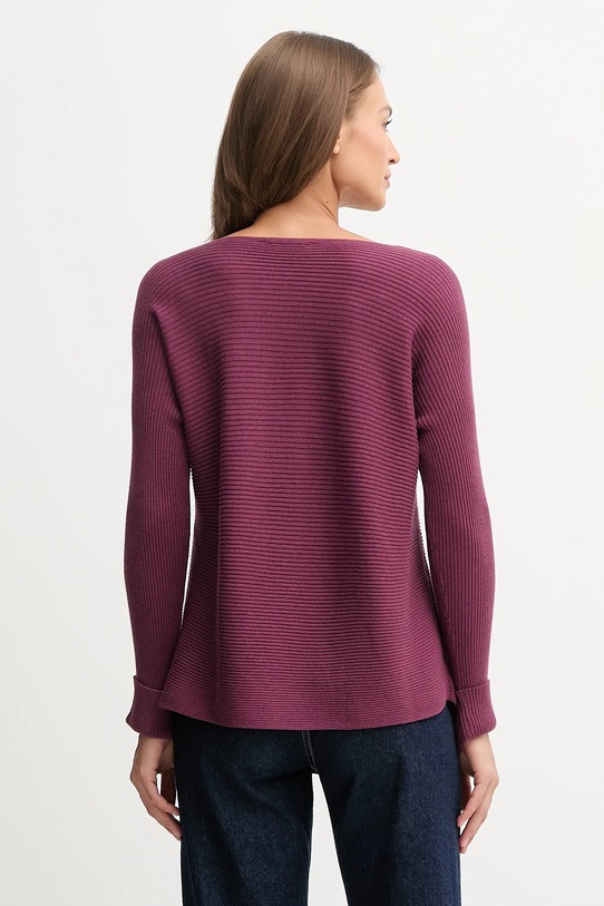 Odzież United Colors of Benetton sweter z dodatkiem wełny 1Y6SD10CH fioletowy