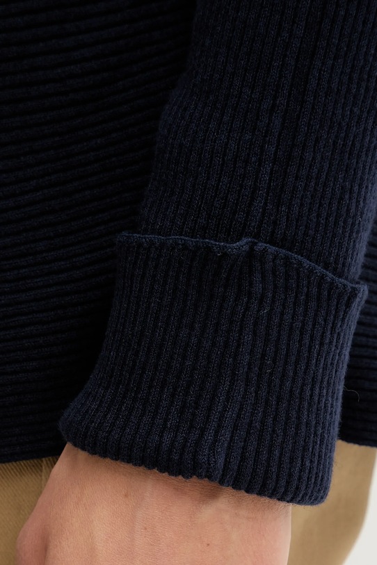 United Colors of Benetton sweter z dodatkiem wełny 1Y6SD10CH granatowy