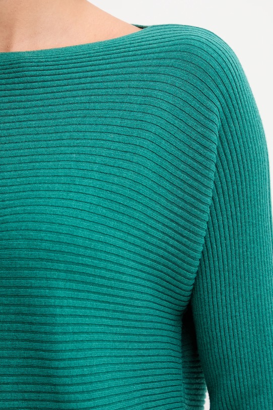 United Colors of Benetton sweter z dodatkiem wełny 1Y6SD10CH turkusowy