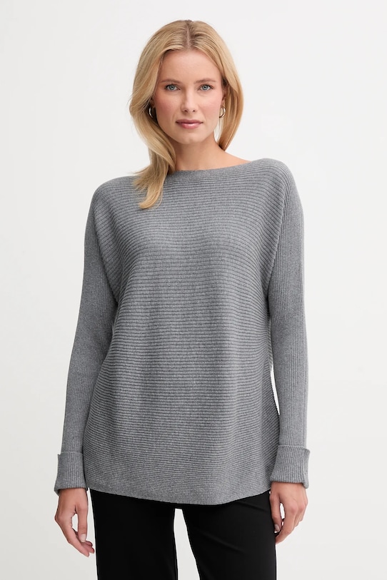 United Colors of Benetton maglione con lana medio spessore grigio 1Y6SD10CH