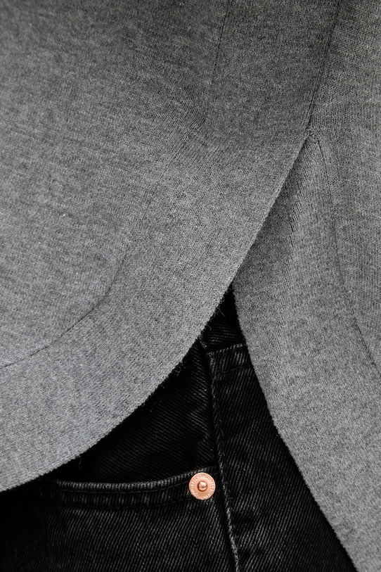 United Colors of Benetton sweter z dodatkiem wełny 1Y6SD10EG szary