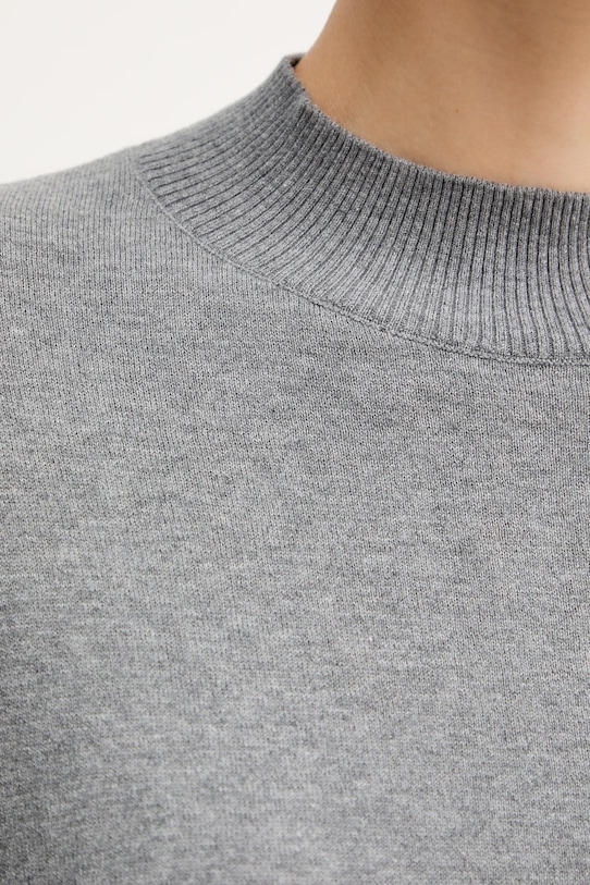 United Colors of Benetton sweter z dodatkiem wełny szary 1Y6SD2041