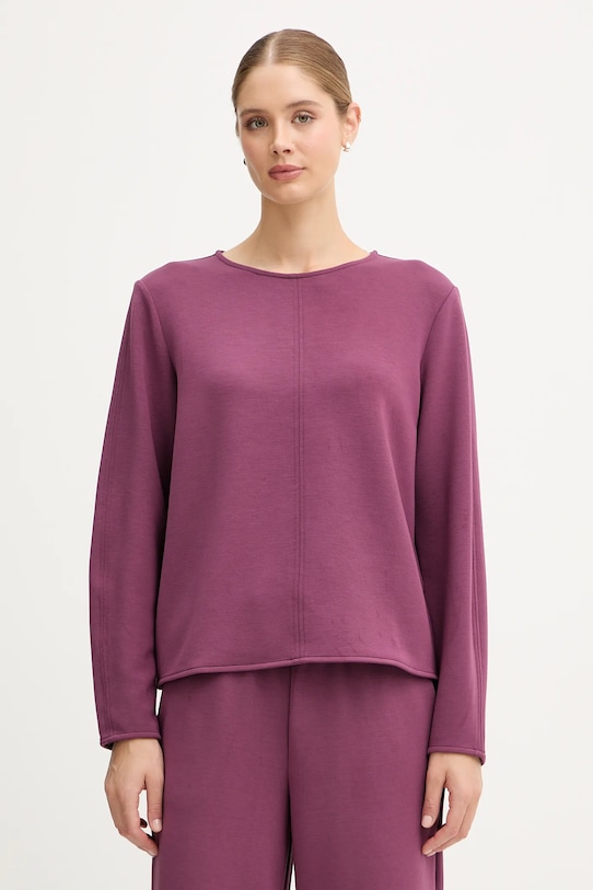 Кофта United Colors of Benetton с эластаном фиолетовой 3QAFD10AU