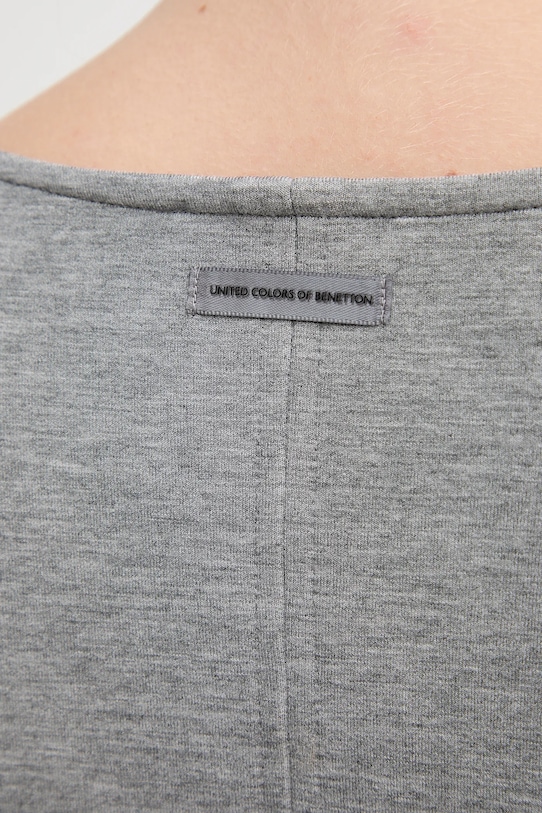 United Colors of Benetton bluza 3QAFD10AU szary