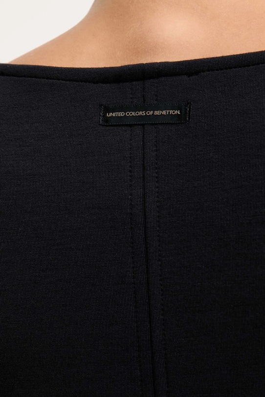 United Colors of Benetton bluză 3QAFD10AU negru
