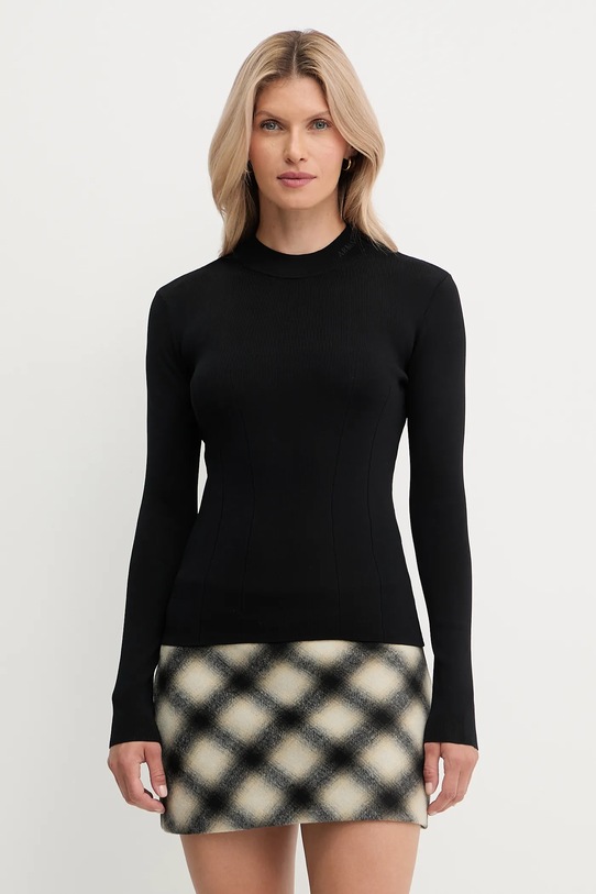 Pulover Armani Exchange Tanka črna XW000763.AF10352