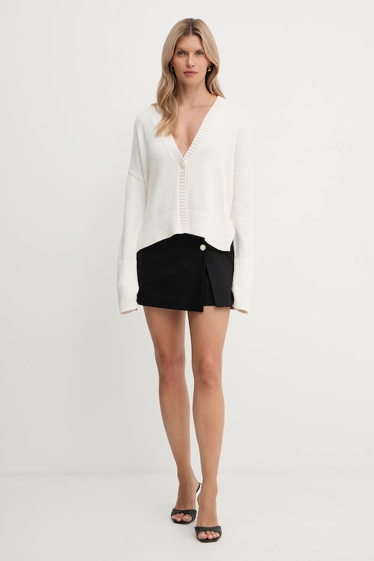 Armani Exchange cardigan din bumbac XW001304.AF16552 bej AW25