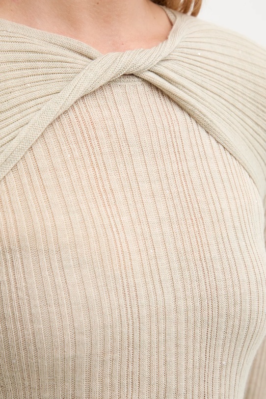 Hoss Intropia sweter wełniany 6382015 zielony