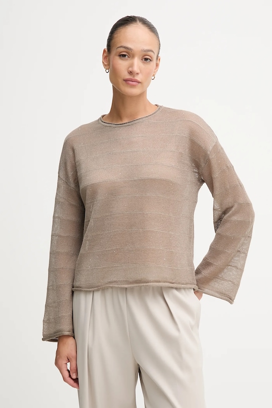 Hoss Intropia pulover subtiri bej 6382013