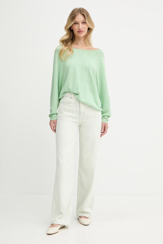 Pepe Jeans sweter PL702305 zielony AW25