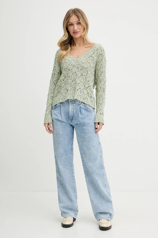 Pepe Jeans sweter PL702306 zielony AW25