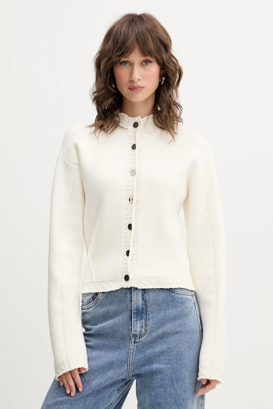 Джемпер Never Fully Dressed аппликация бежевый NFDKN676