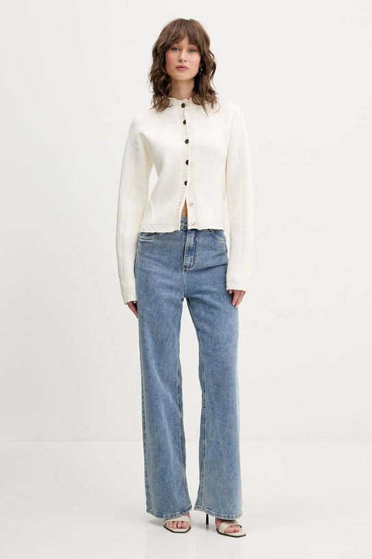 Never Fully Dressed kardigan NFDKN676 beżowy AW25