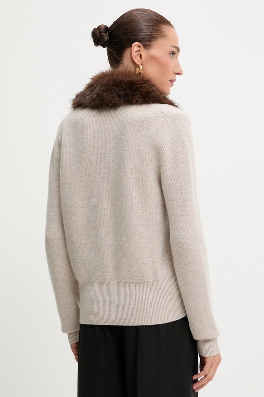 Îmbrăcăminte Blugirl Blumarine cardigan din lână RF5050.MA500 bej
