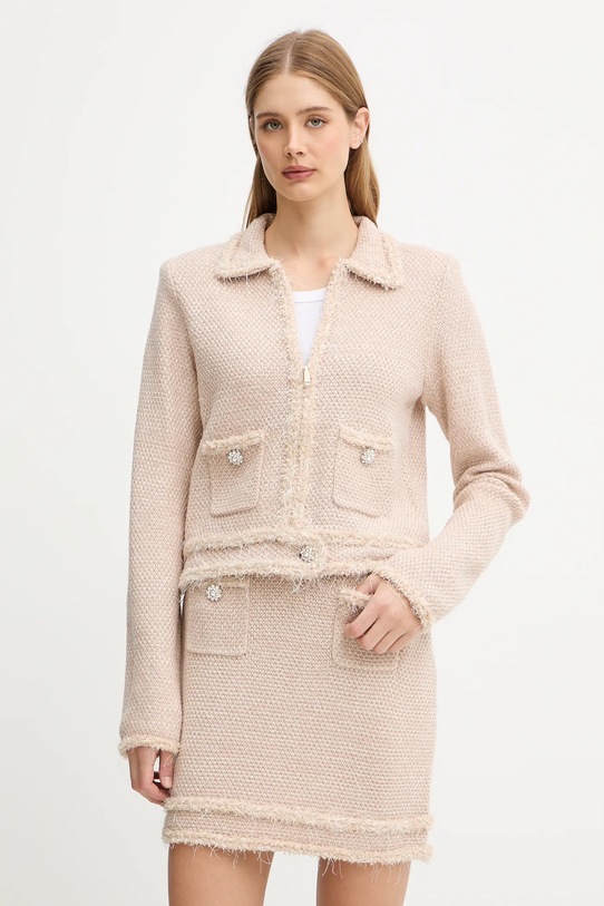 Blugirl Blumarine kardigan pozostałe beżowy RF5152.MA950