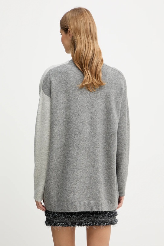 Odzież Blugirl Blumarine kardigan z domieszką wełny RF5156.MA870 szary