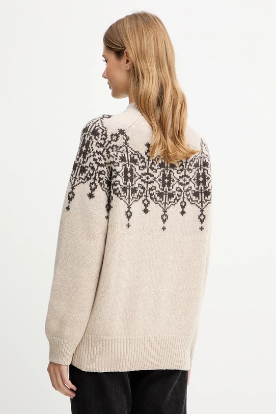 Odzież Blugirl Blumarine sweter wełniany RF5161.MS038 beżowy