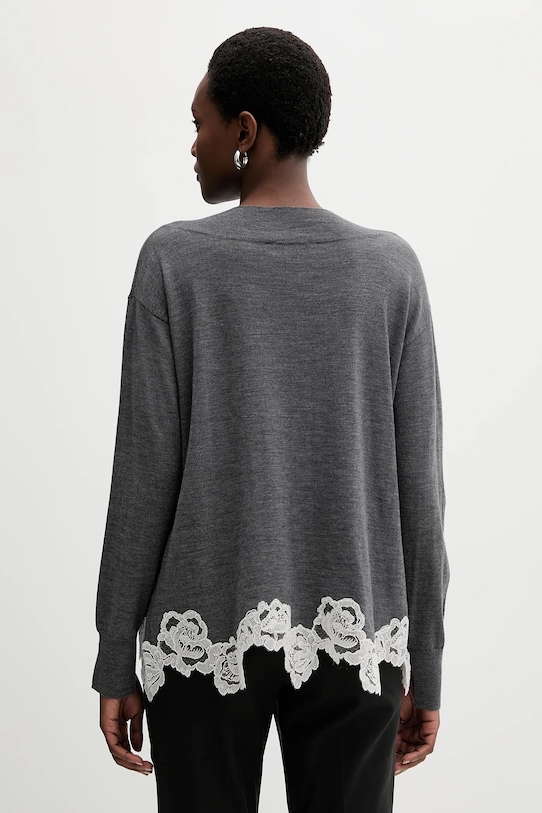 Îmbrăcăminte Blugirl Blumarine pulover de lână RF5171.MA82O gri