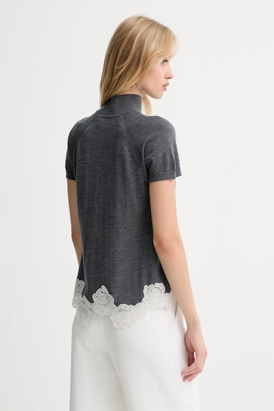 Blugirl Blumarine salopete din fleece pentru copii RF5222.MA82O gri