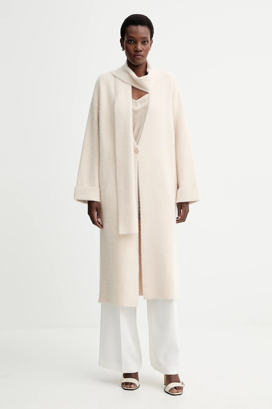 Blugirl Blumarine kardigan pozostałe beżowy RF5234.MA39R