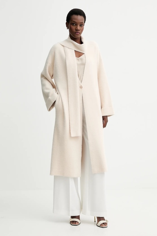 Blugirl Blumarine kardigan RF5234.MA39R beżowy AW25
