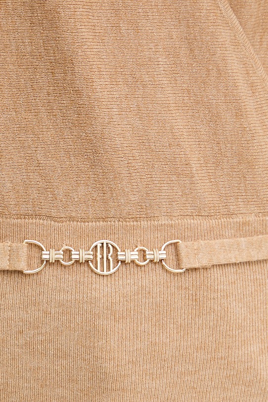 Vlněný svetr Fracomina FR25WT7023K459Q7 béžová