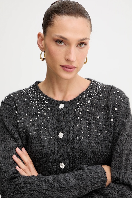 Fracomina cardigan gri FJ25WT8001K47401