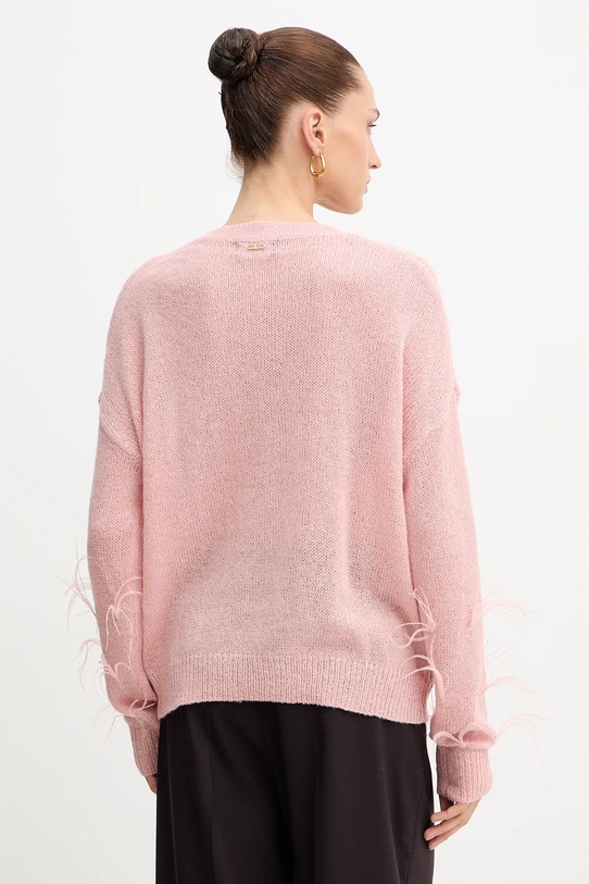Odzież Fracomina sweter z domieszką wełny FS25WT7011K50501 różowy