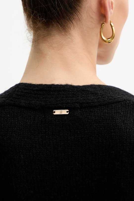 Fracomina cardigan din amestec de lână FS25WT8006K50501 negru