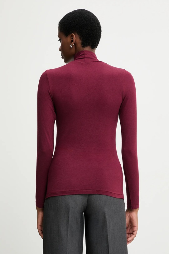 Odzież United Colors of Benetton longsleeve z domieszką kaszmiru 3LRU3M077 bordowy