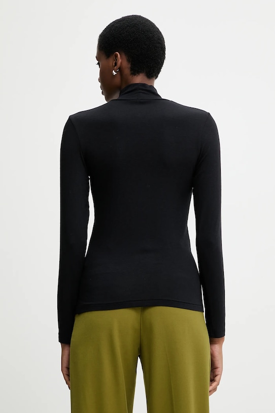 Odzież United Colors of Benetton longsleeve z domieszką kaszmiru 3LRU3M077 czarny